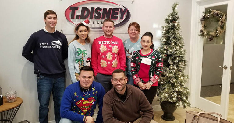 T. Disney Trucking team