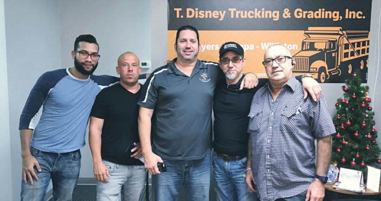 T. Disney Trucking team
