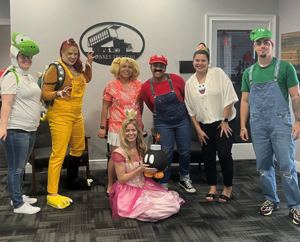 T. Disney Trucking team