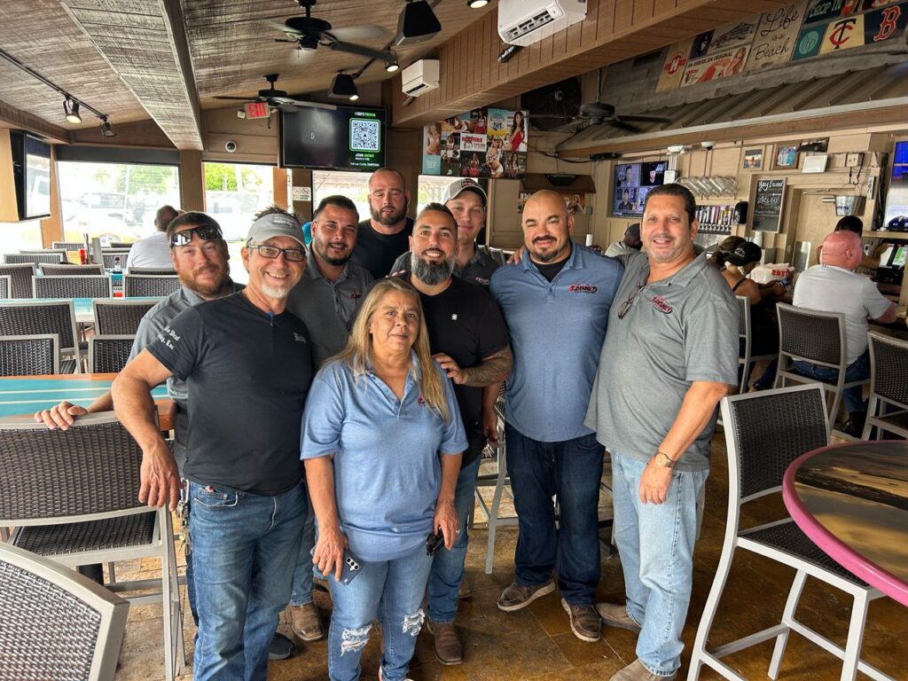 T. Disney Trucking team